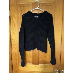 American Eagle Black Crew Neck Sweater XS